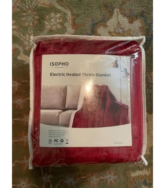 Isopho Soft Plush Fleece Flannel Heating Warming Blankets. 200units, EXW Los Angeles